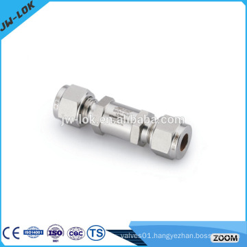 High performance inline check valve